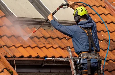 Démoussage et hydrofuge de toiture à Araules